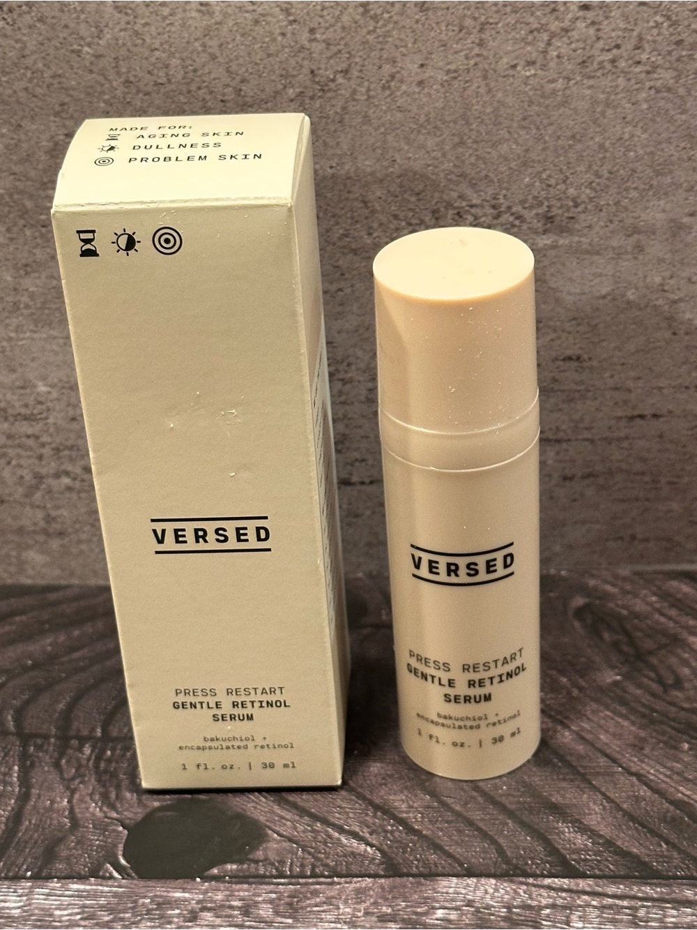 Versed Press Restart Gentle Retinol Serum 1 fl oz New In Box